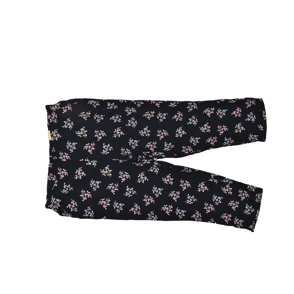NEW Chico's Paisley Floral Crinkle Pull On Straight Pants Plus Size 3 (US 16) - Picture 1 of 8